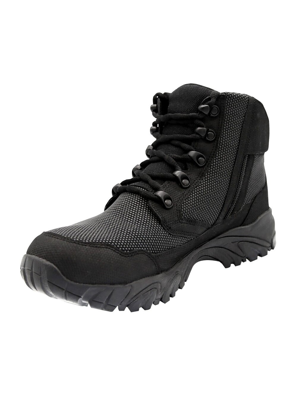 Altai Superfabric 6" Work Hiking Tactical Boots Mens 10 Black Waterproof ZIP-UP